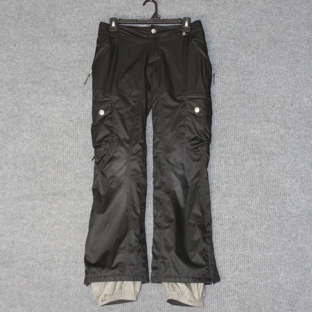 Burton Dryride Snowboard Pants Womens XS Black Cargo Ski Winter Performance